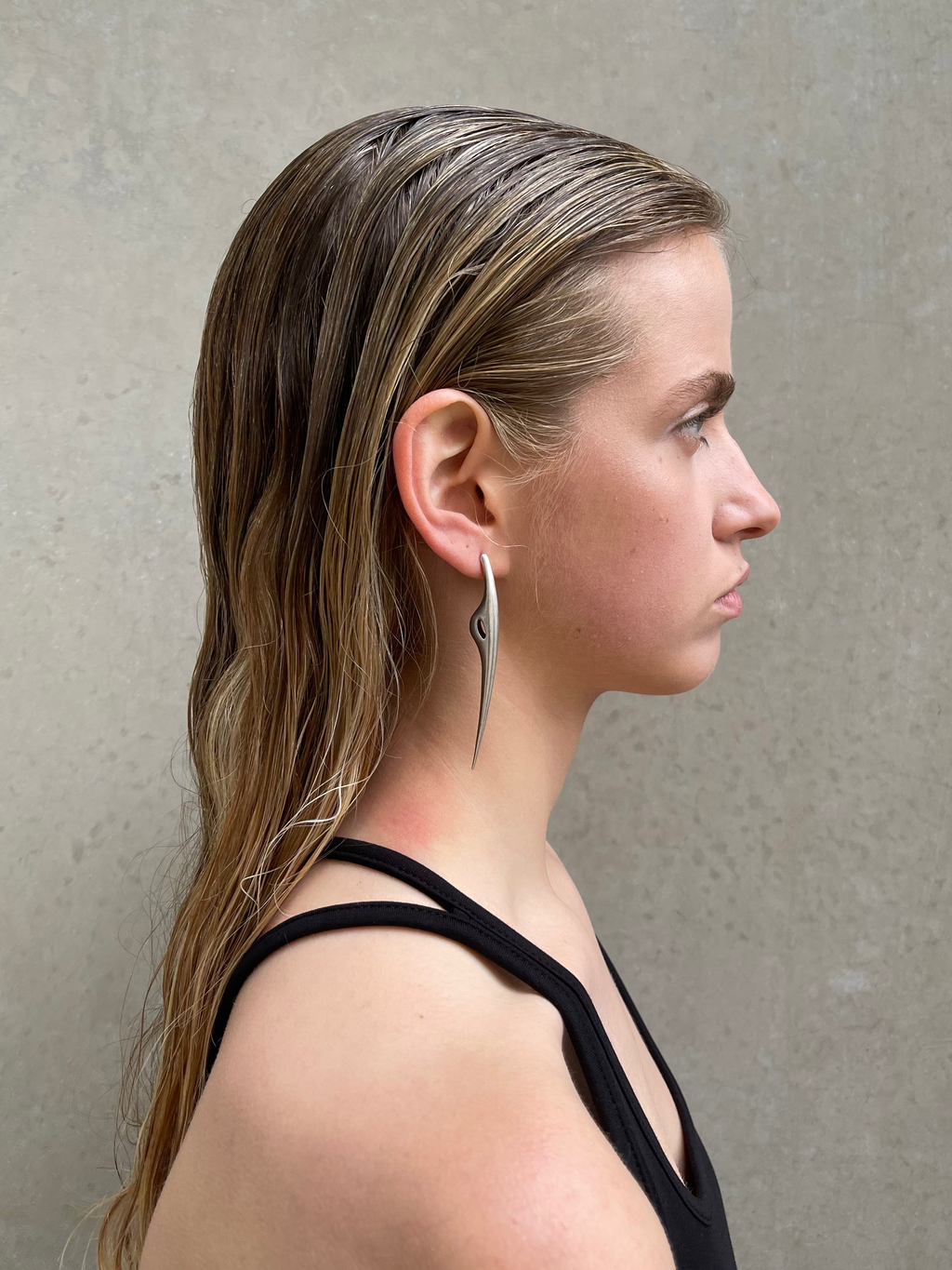 INSECT WING EARRING